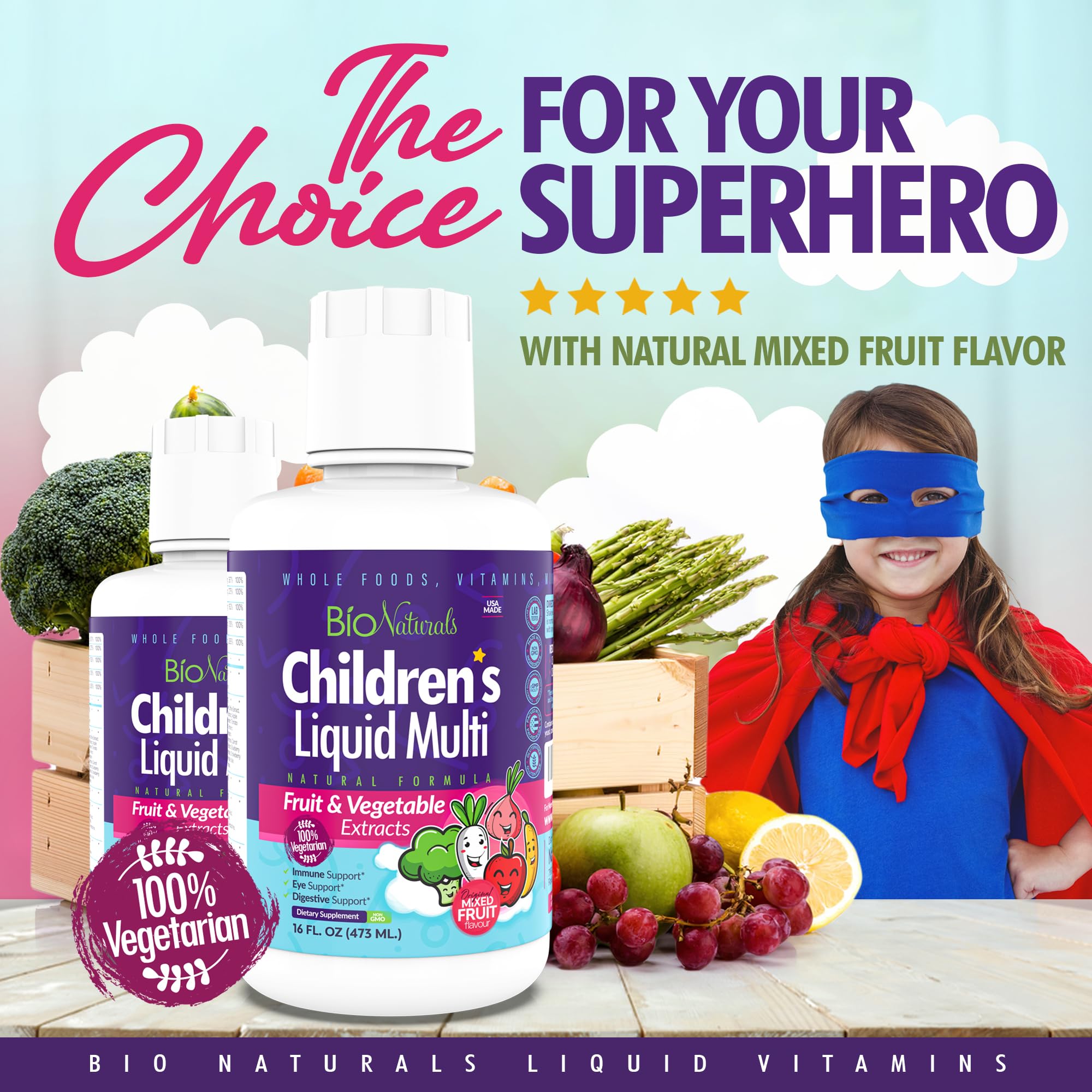 Bio Naturals Enfants - boosters d’immunité naturels pour l’enfance.