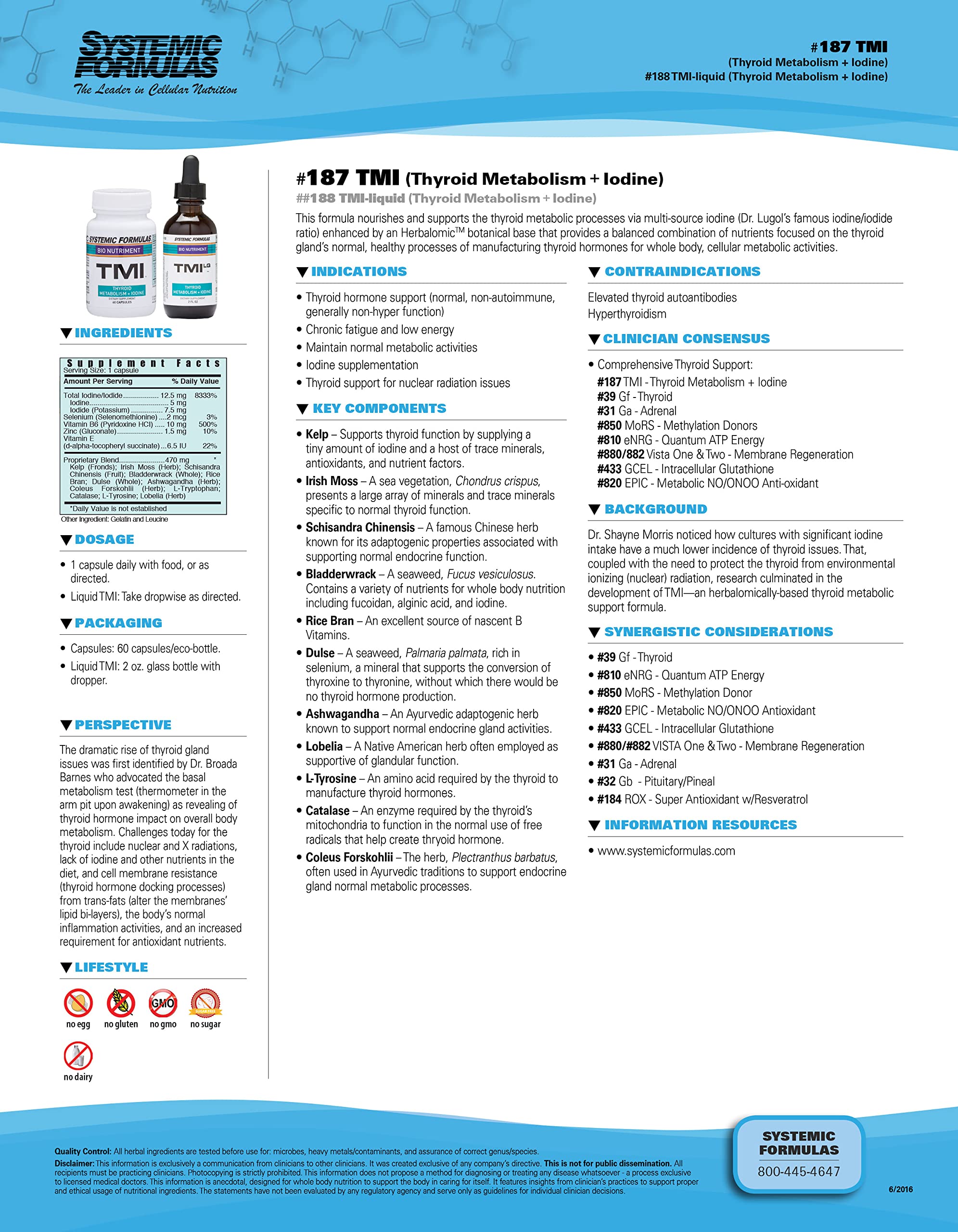 Bio Nutrient TMI – Ingrédients à base d’herbes, formulation multi-nutriments.