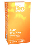 Bio Nutrition B-12 sublingual – boîte visible, prise sans eau pratique.