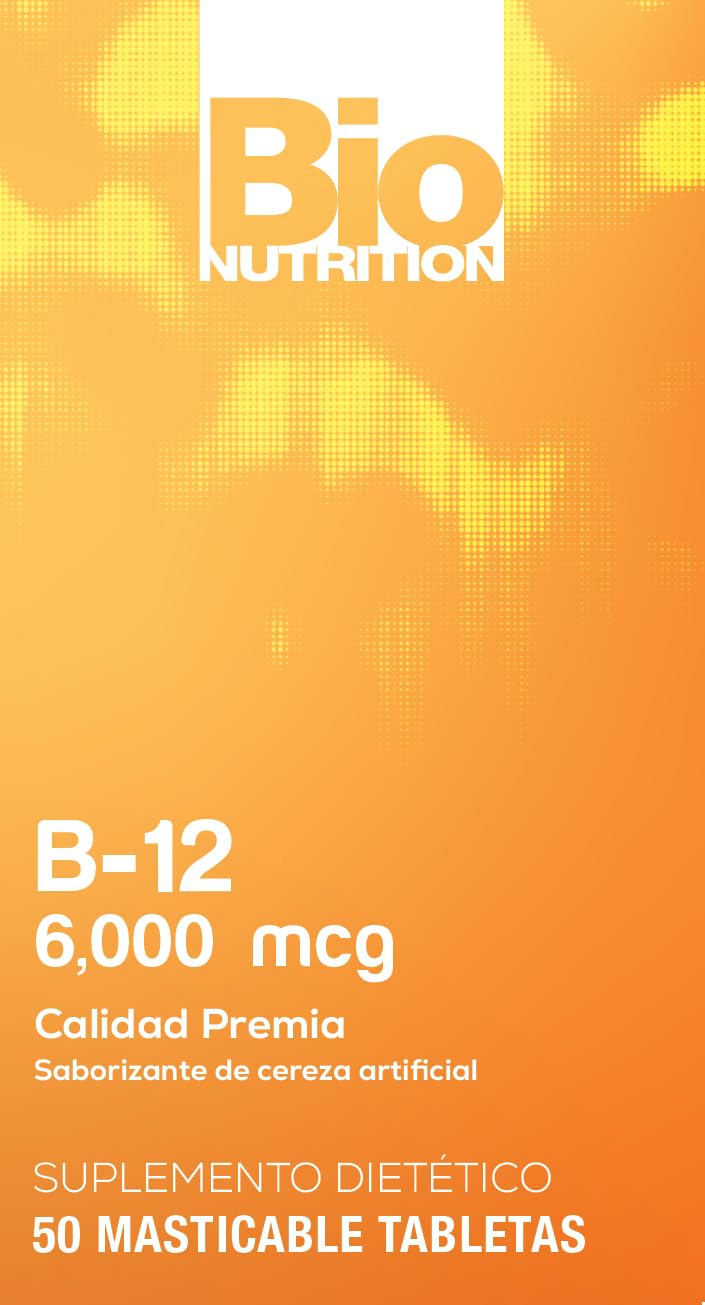Bio Nutrition B-12 sublingual – comprimé prêt à l’emploi pour l’usage quotidien.