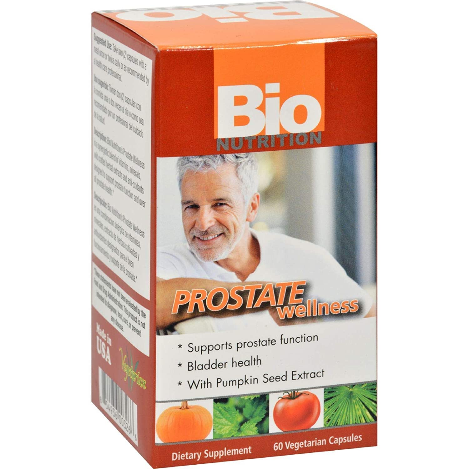 Bio Nutrition bien-être de la prostate - bouteille prête à une routine quotidienne