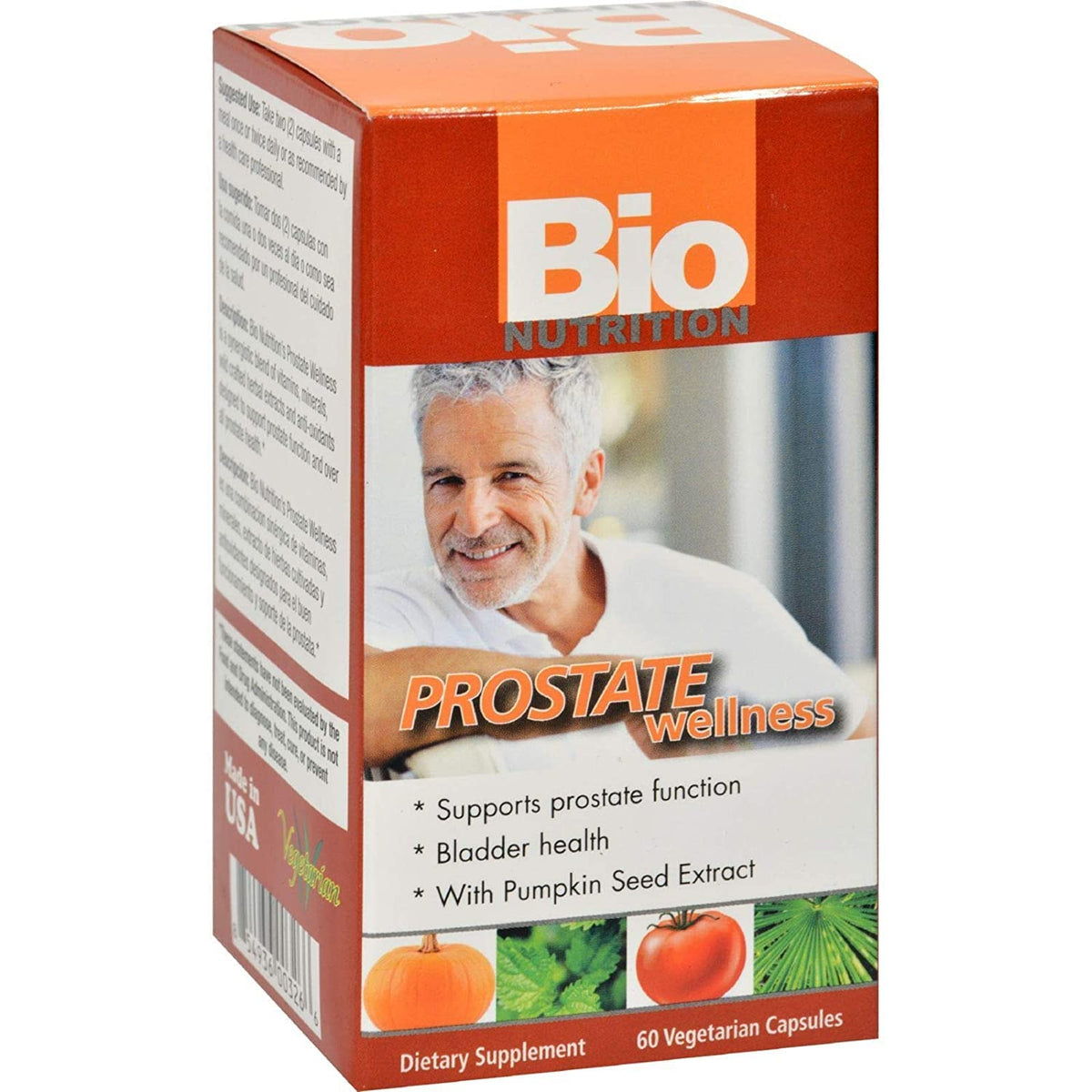 Bio Nutrition bien-être de la prostate - bouteille prête à une routine quotidienne