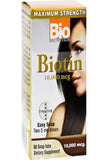 Bio Nutrition Biotine 10000µg - gélules visibles; soutien pratique pour cheveux et ongles.