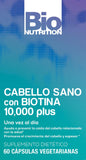 Bio Nutrition Biotine Vegi-Caps : emballage clair et capsules faciles à prendre.