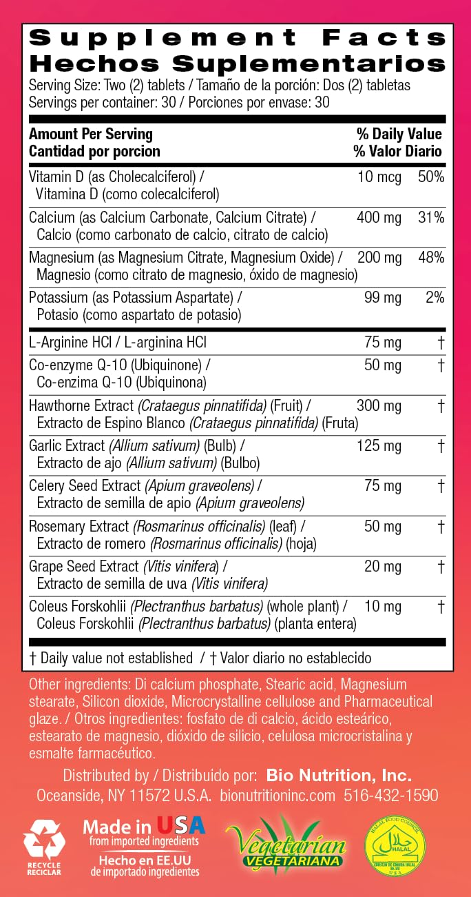 Bio Nutrition Blood Pressure Wellness Tabs – présentation dans la salle de bain, pratique et discrète.