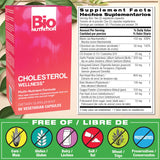 Bio Nutrition Cholesterol Wellness – capsules végétariennes faciles à avaler