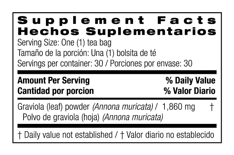 Infusion Graviola Bio Nutrition : thé chaud avec arôme fruité et douceur
