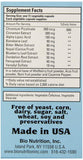 Bio Nutrition – Guide d utilisation et étiquette clairs pour une utilisation durable.