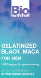 Bio Nutrition Maca Noire gelatinisee, emballage visible, dosage pratique et routine quotidienne active.