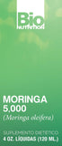 Bio Nutrition Moringa Liquid, étiquette lisible sur la bouteille pour la traçabilité et confiance.