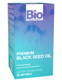 Bio Nutrition Nigelle Noire: bouteille d'huile pure prête à l'usage quotidien.