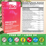 Bio Nutrition Prostate Wellness – gelules courge-extrait, ingrédients naturels pour le bien-être