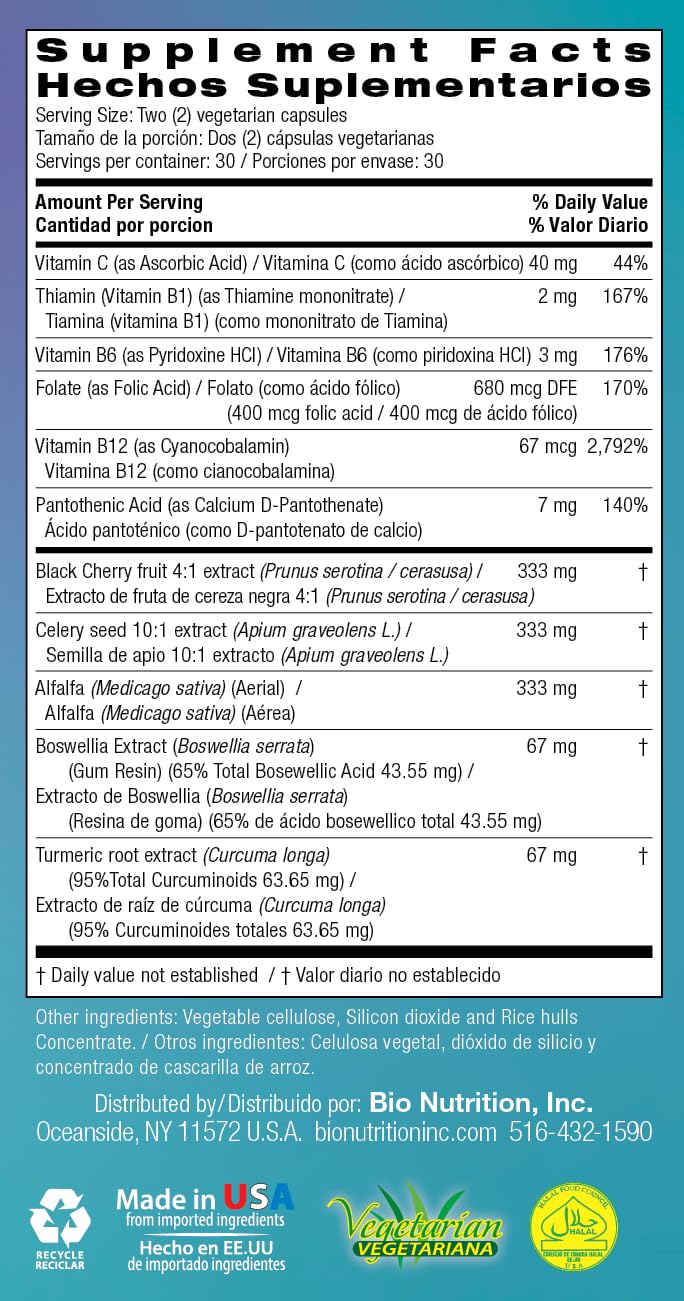 Bio Nutrition Urilow: 60 capsules végétariennes pour routine journalière