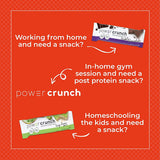 Emballage pratique: Power Crunch Bar BIO NUTRITIONAL 12 barres.