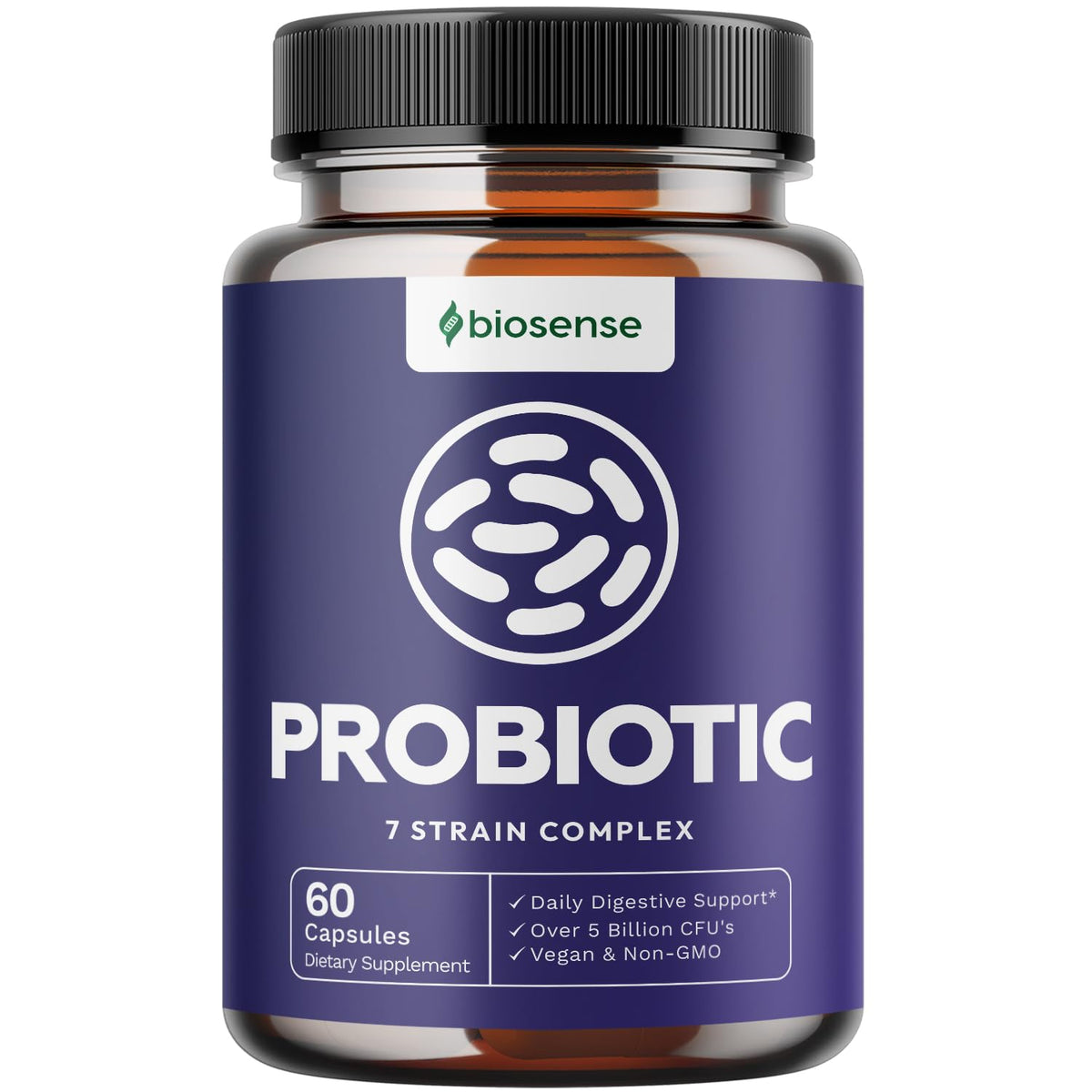 Bio Sense Probiotiques Acidophilus 40 milliards CFU, soutien digestif quotidien et équilibre intestinal.
