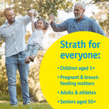 Bio-Strath emballage et étiquette, produit naturel sans additifs artificiels.