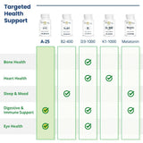 Etiquette A-25 Bio-Tech Pharmacal sans allergenes et halal certifiée
