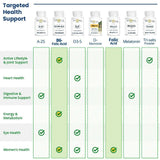 Bio-Tech Pharmacal Acide folique 5 mg – emballage visible, produit naturel sans gluten et soja.