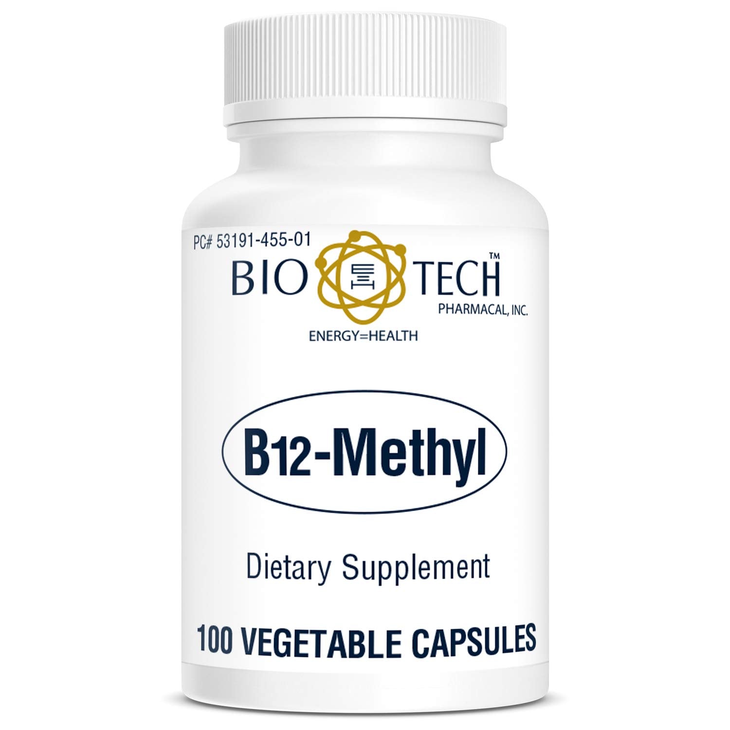 Bio-Tech Pharmacal B12 Méthylcobalamine – tableau de dosage facile à lire.