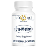 Bio-Tech Pharmacal B12 Méthylcobalamine – tableau de dosage facile à lire.
