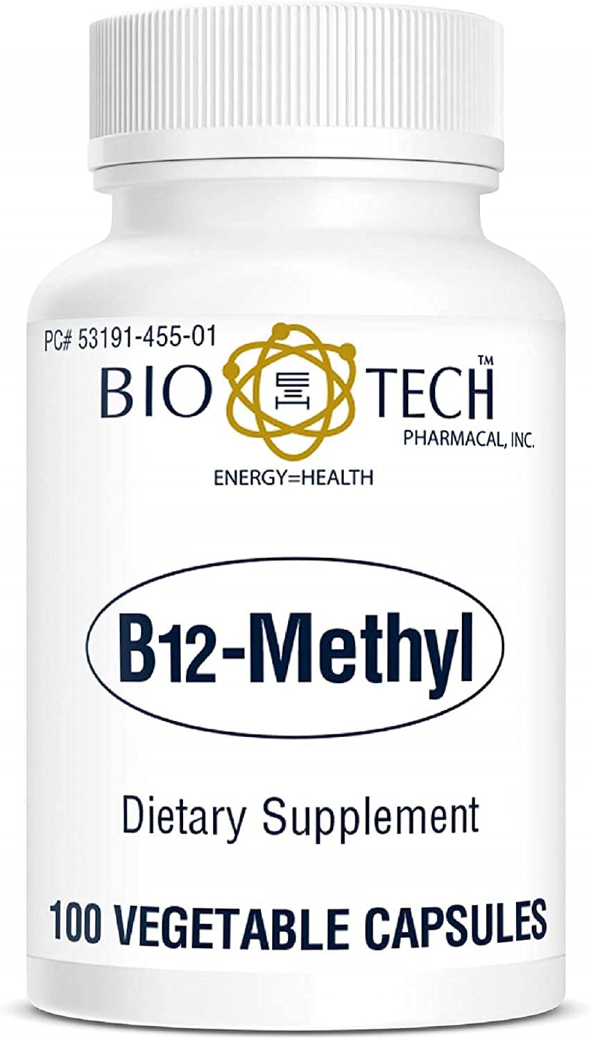 Bio-Tech Pharmacal B12 Méthylcobalamine – utilisation quotidienne favorisant énergie et sommeil.