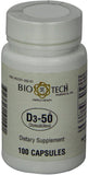 Bio-Tech Pharmacal D3-50, prise hebdomadaire facile en gélule