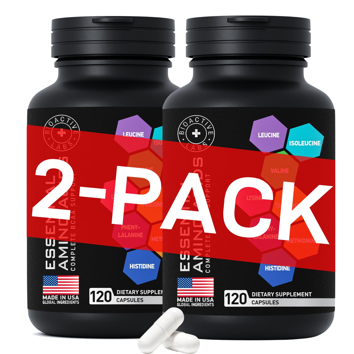 BIOACTIVE LABS capsules essentielles avant apres exercice pour récupération pratique