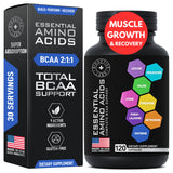BIOACTIVE LABS pilules EAA BCAAs, soutien énergie et récupération.