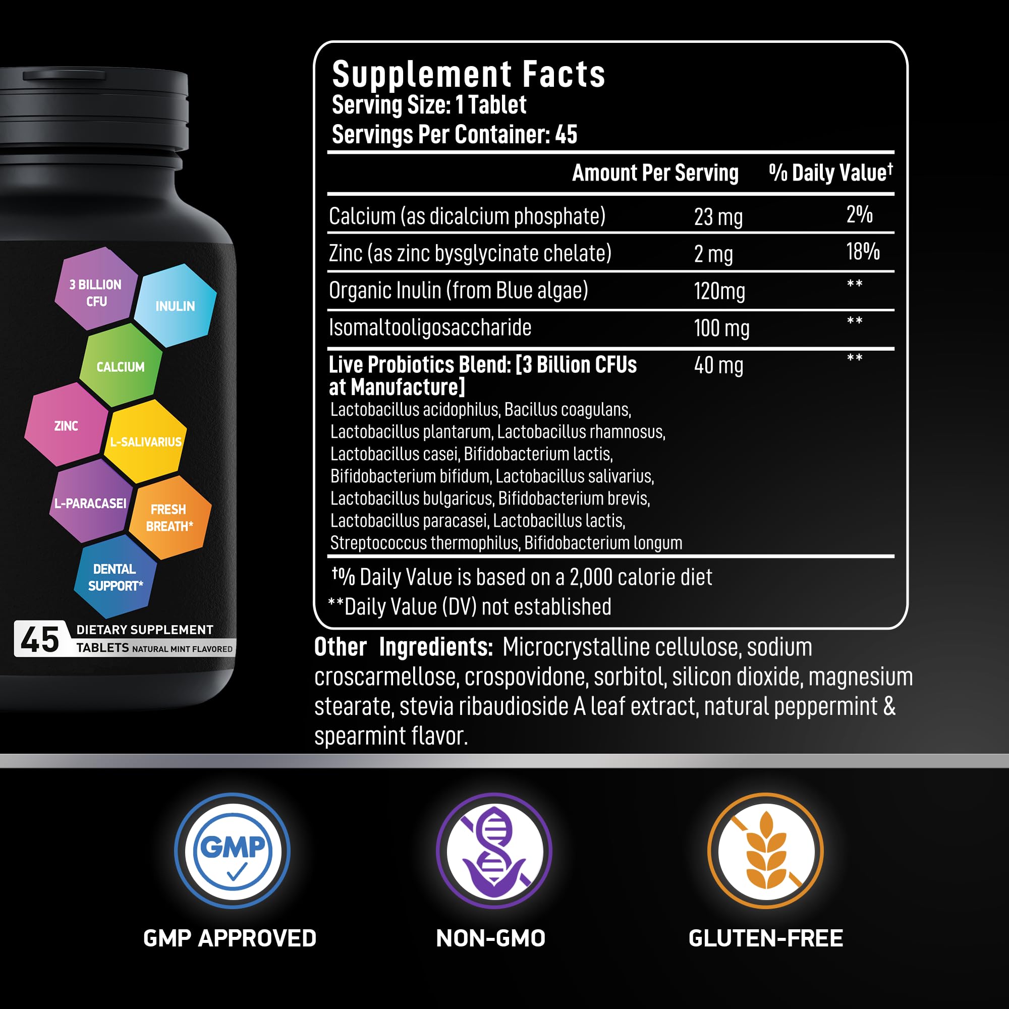 BIOACTIVE LABS tablettes-probiotiques-dentaires Usage-quotidien pratique.