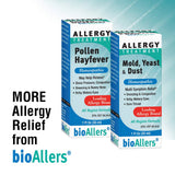 BioAllers usage quotidien suggéré pour le nez lors d'allergies.
