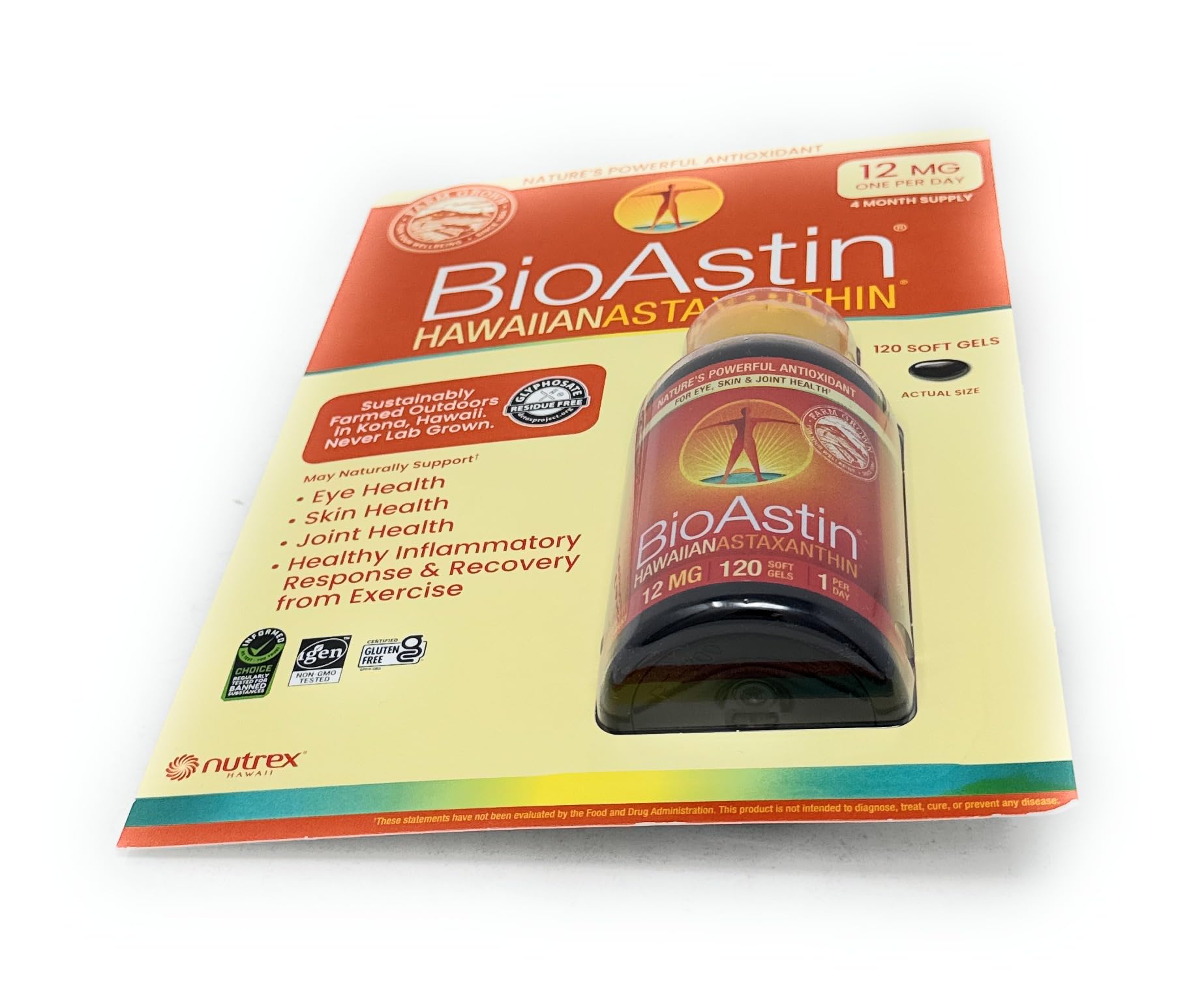 BioAstin pack pour sportifs, soutien antioxydant au quotidien.