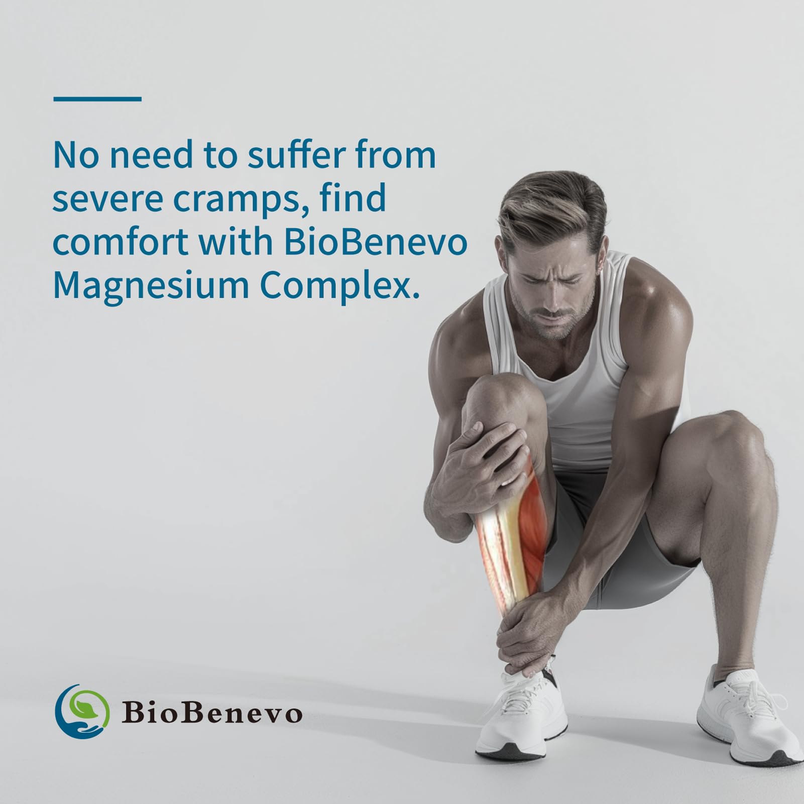 BioBenevo Magnesium Complex - récupération musculaire après l'effort et détente.