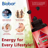 Biobor Gums Énergie – étiquette lisible et informations importantes.
