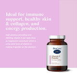 BIOCARE Vitamine C en poudre : cuillère doseuse facilitant les dosages.