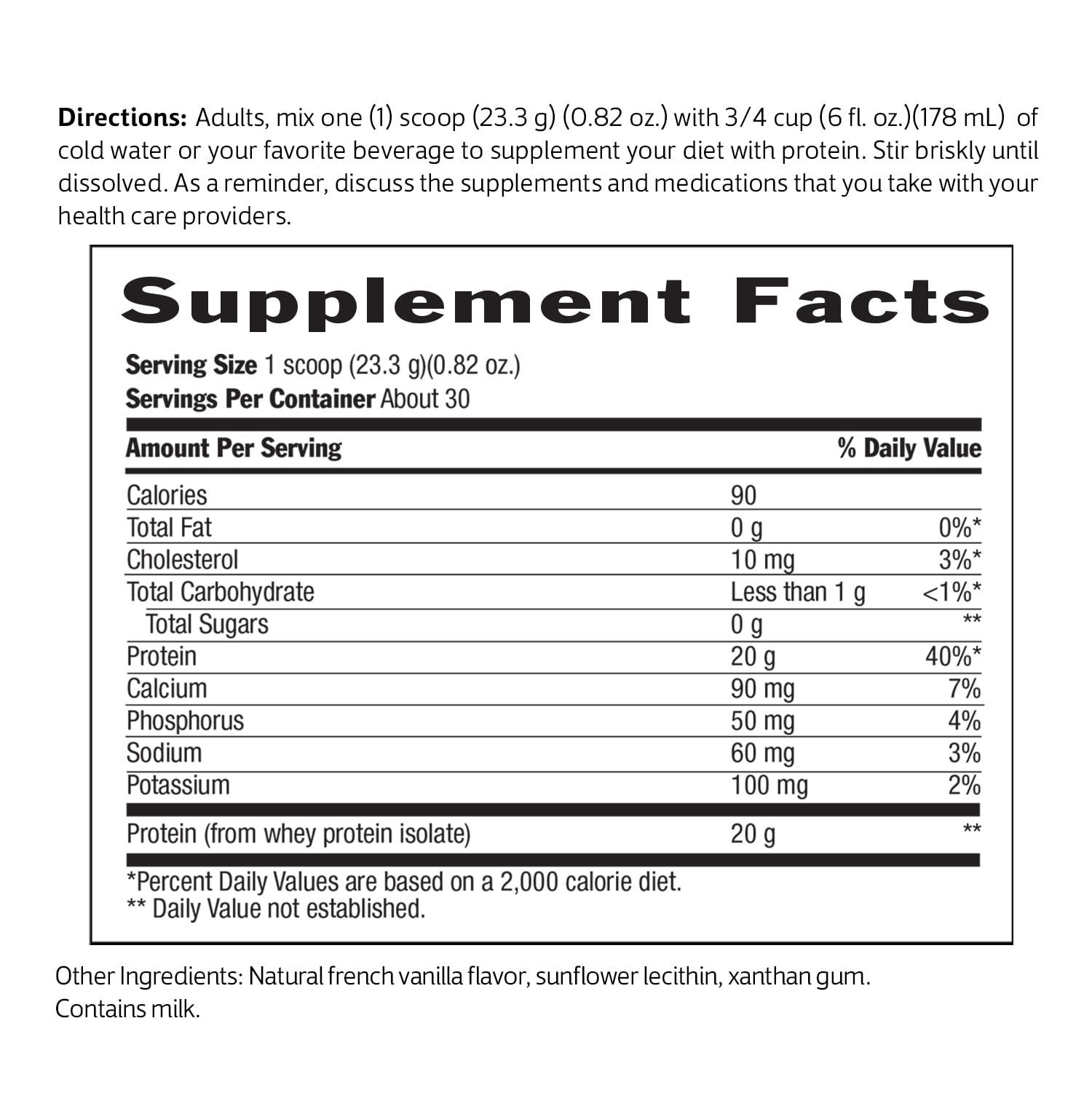 Biochem Whey Protein : emballage durable PCR.