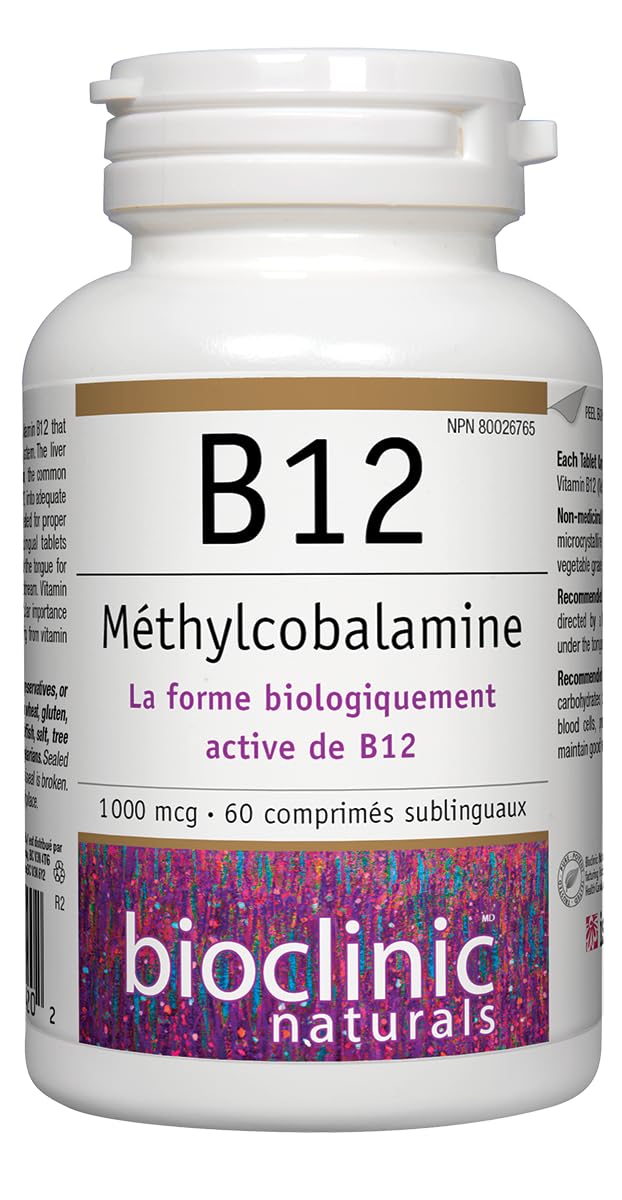 Pastilles Bioclinic Naturals 1000 µg en premier plan, prise facile au quotidien.