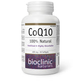 Bioclinic Naturals CoQ10 400 mg bouteille: formulation stable et absorbable.