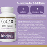 CoQ10 gélules molles Bioclinic Naturals: prise simple au quotidien.