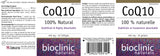 Utilisation quotidienne Bioclinic Naturals CoQ10: support potentiel pour la vitalité.
