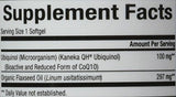 Bioclinic Ubiquinol: capsules molles faciles à transporter, format pratique.