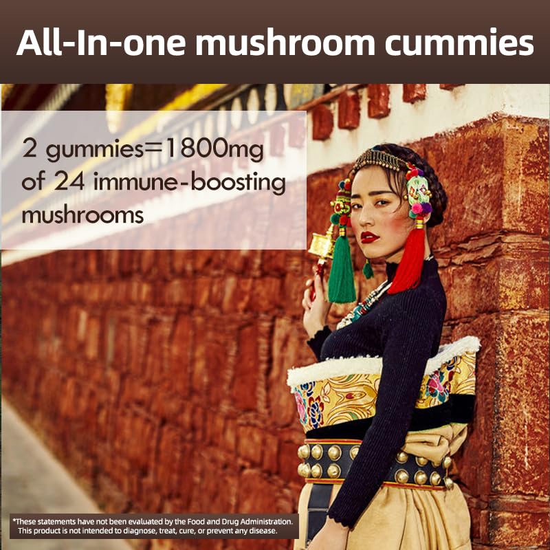Biodepot Gommes Champignons 24 en 1 – ambiance bureau avec pause gourmande.
