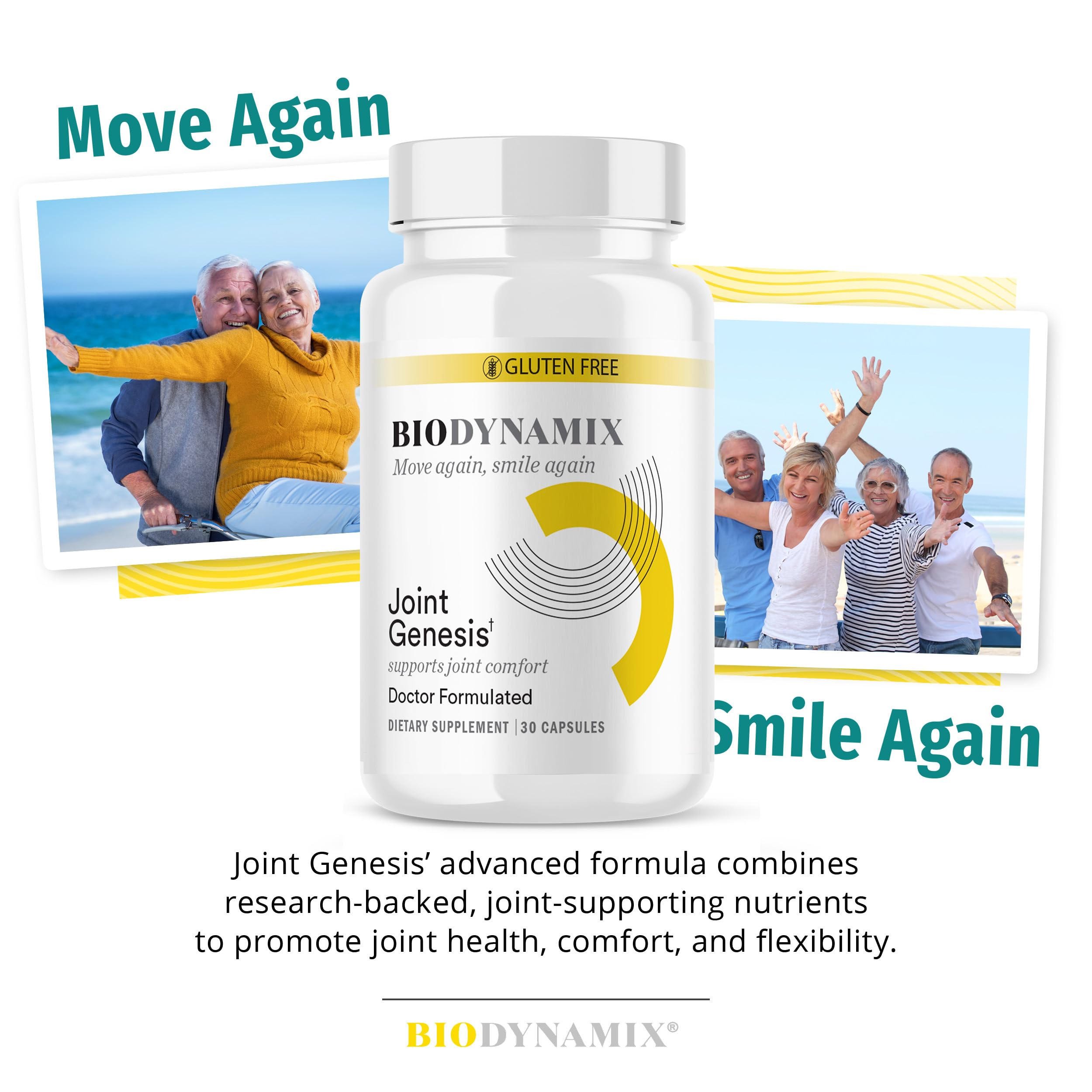 BioDynamix Joint Genesis — emballage soigné reflétant la qualité.