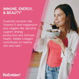 BioEmblem Multivitamine – Formes actives améliorant l’absorption et l’assimilation.