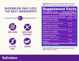 BioEmblem Sommeil Naturel – capsules végétales faciles à avaler avant le coucher.