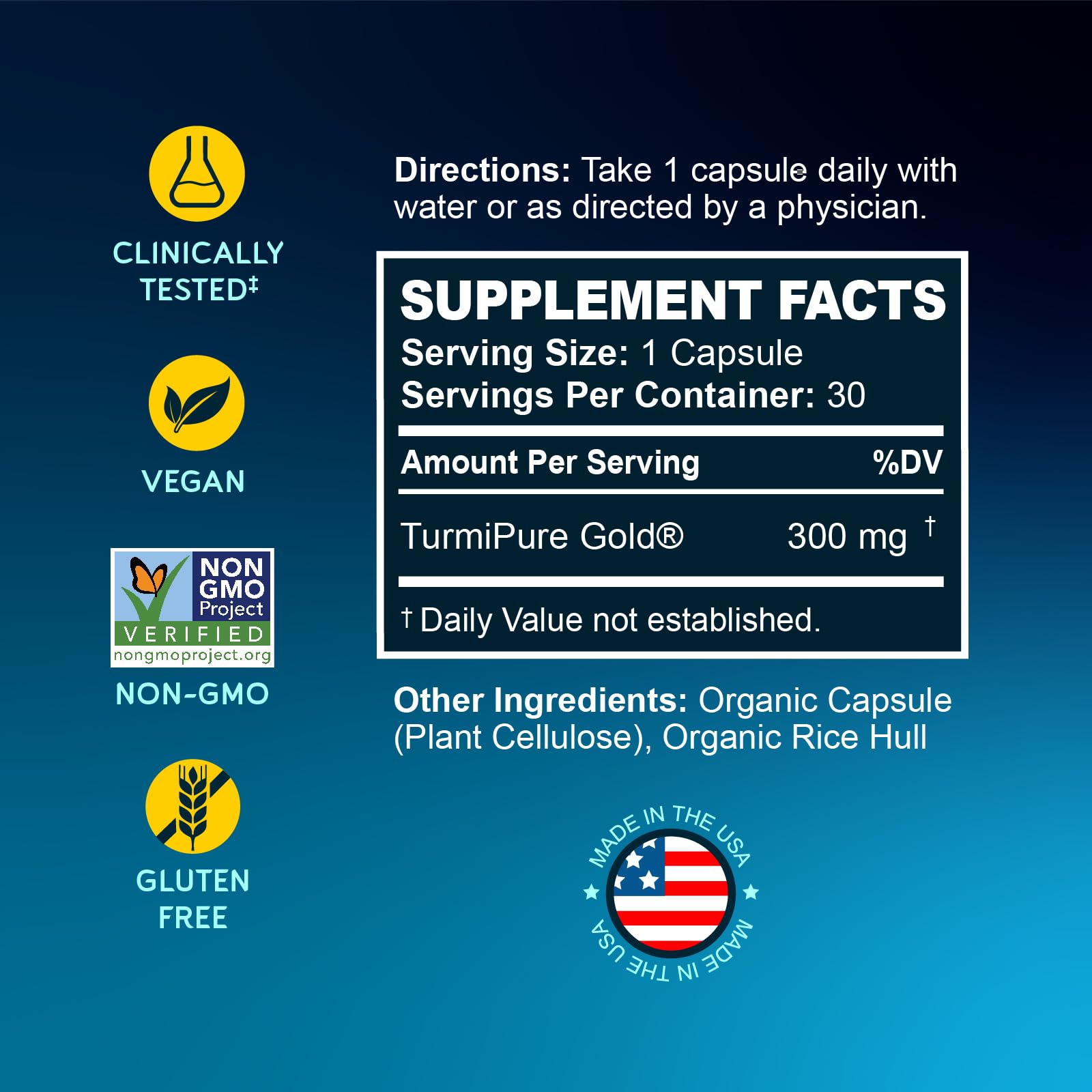 Extrait TurmiPure Gold BioEmblem – biodisponibilité potentielle élevée.