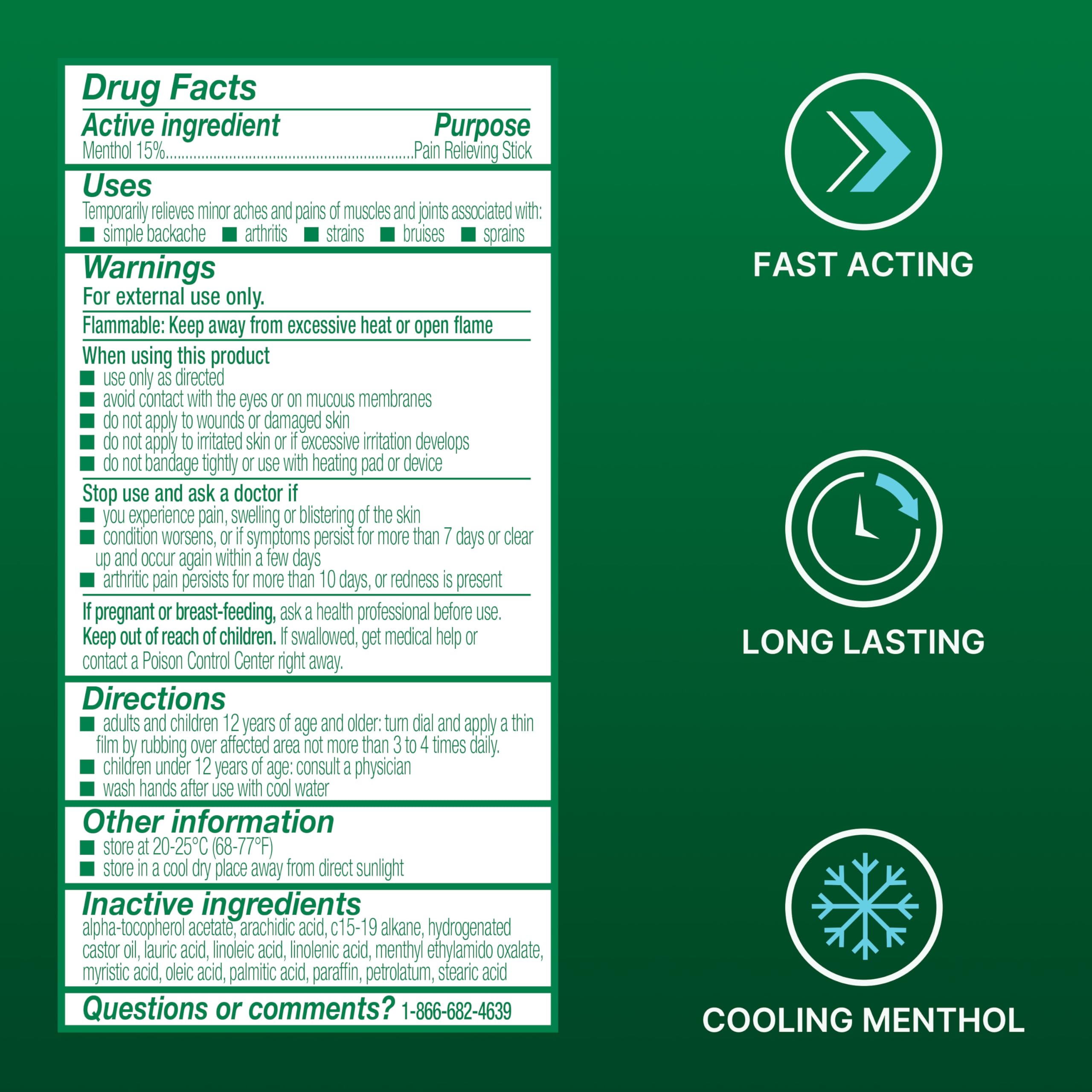 Biofreeze Dry Stick – confort de la hanche et mobilité retrouvée.
