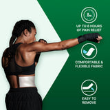 Patch Biofreeze pour muscles et entorse apaisant localement.