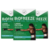 Biofreeze patches menthol – application facile pour douleur localisée