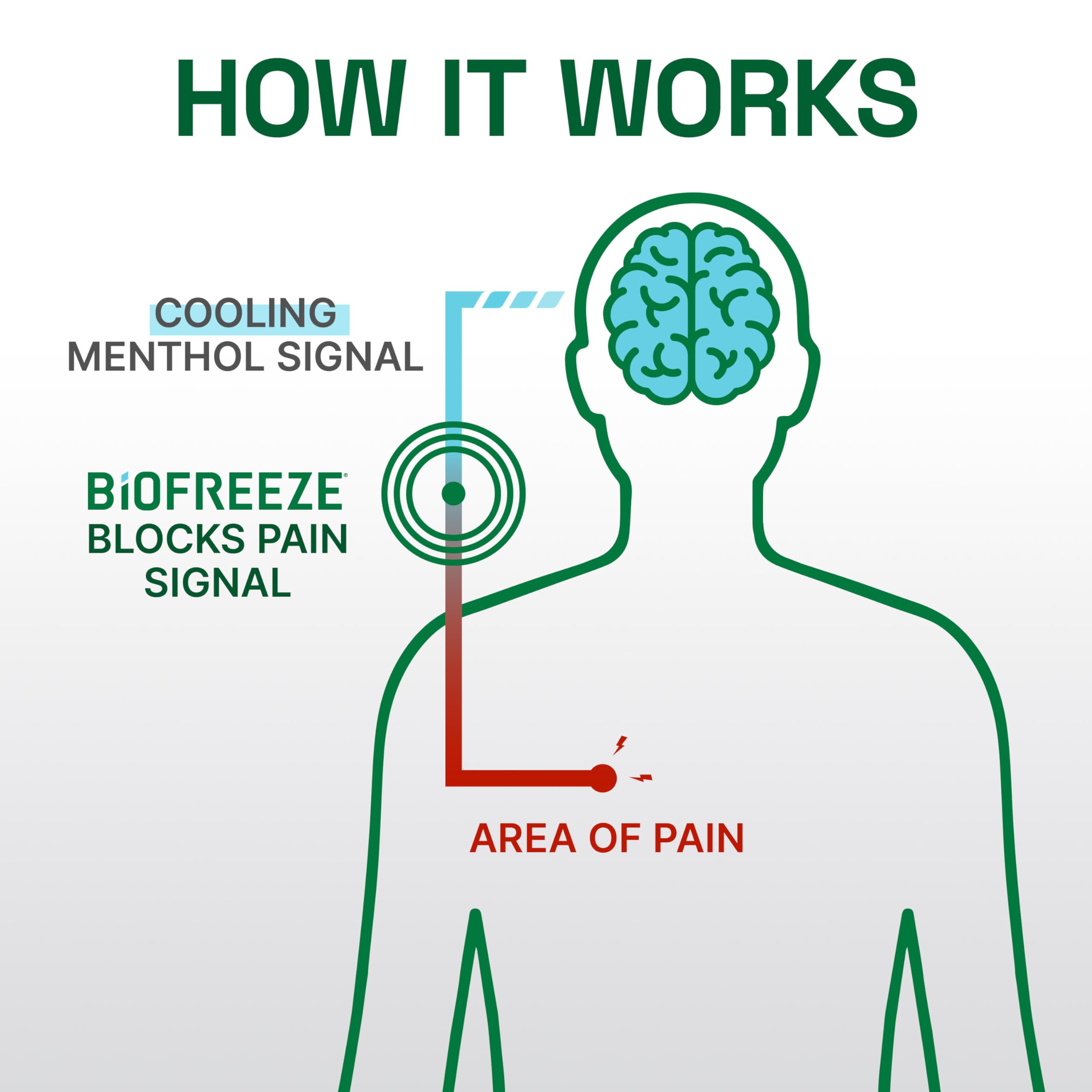 Biofreeze Professional Gel – récupération musculaire après activité: sensation rafraîchissante.