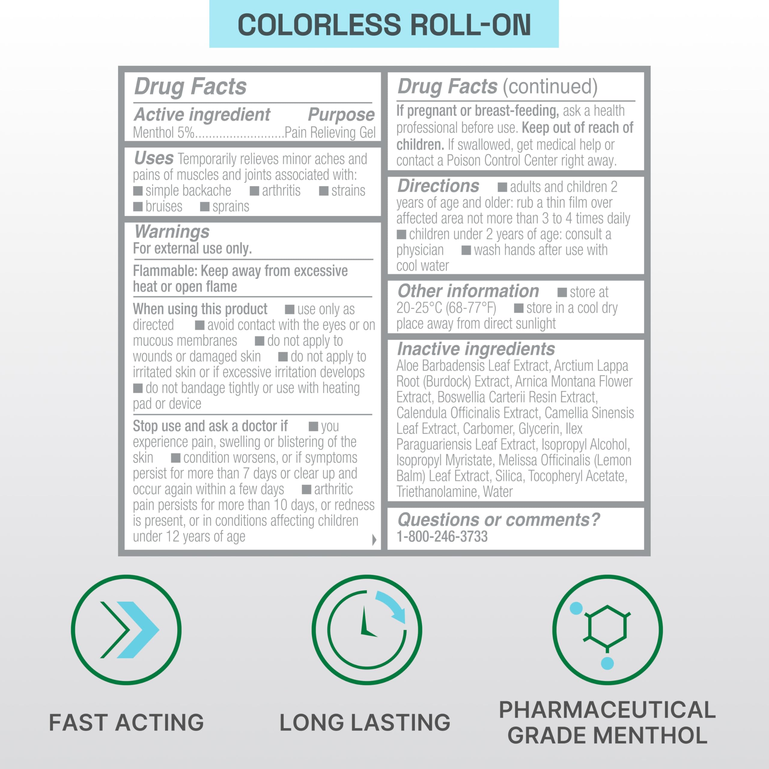 Biofreeze Professional relief rapide – soulagement après effort et récupération.